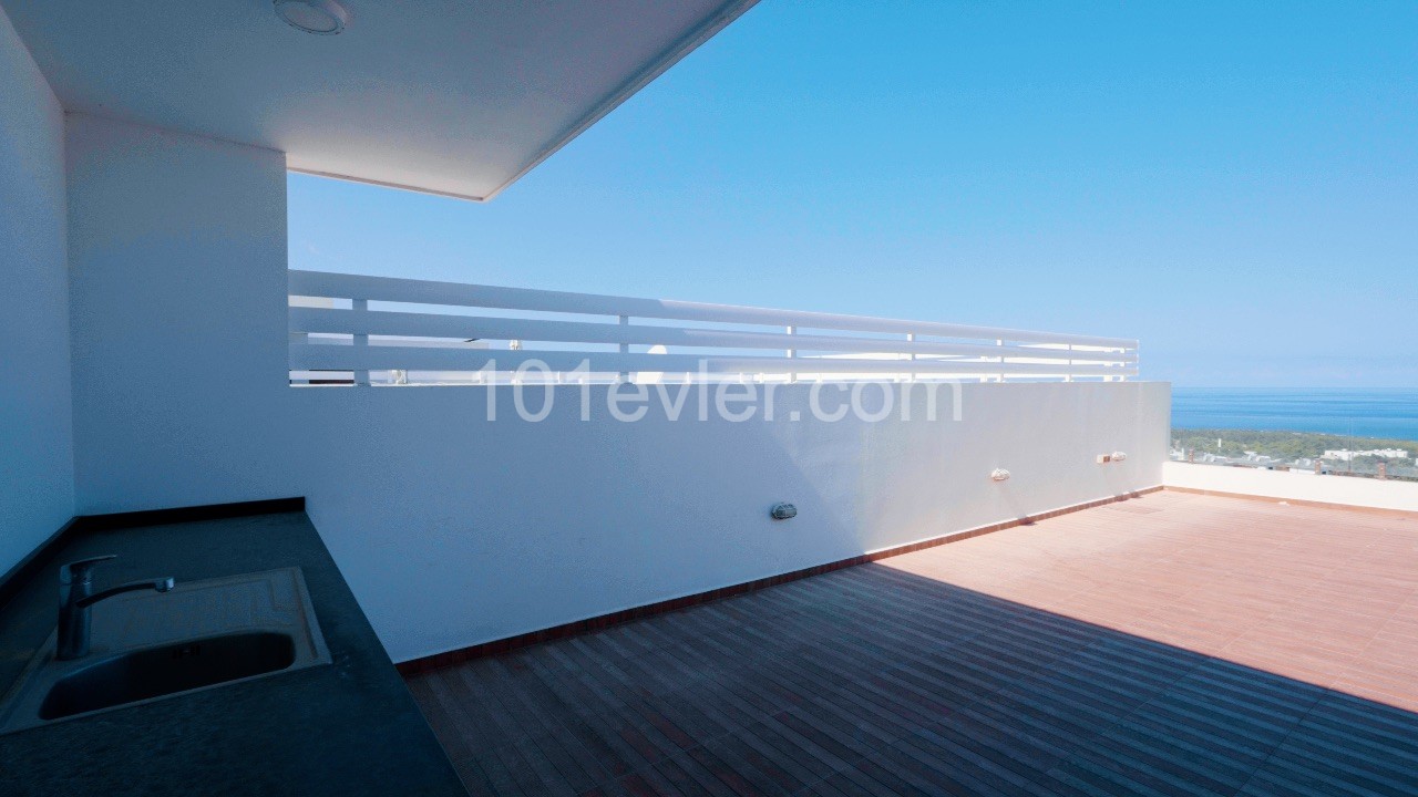 2+1 LUXURY PENTHOUSE WITH SEA VIEW FOR SALE IN ESENTEPE, KYRENIA, CYPRUS ** 