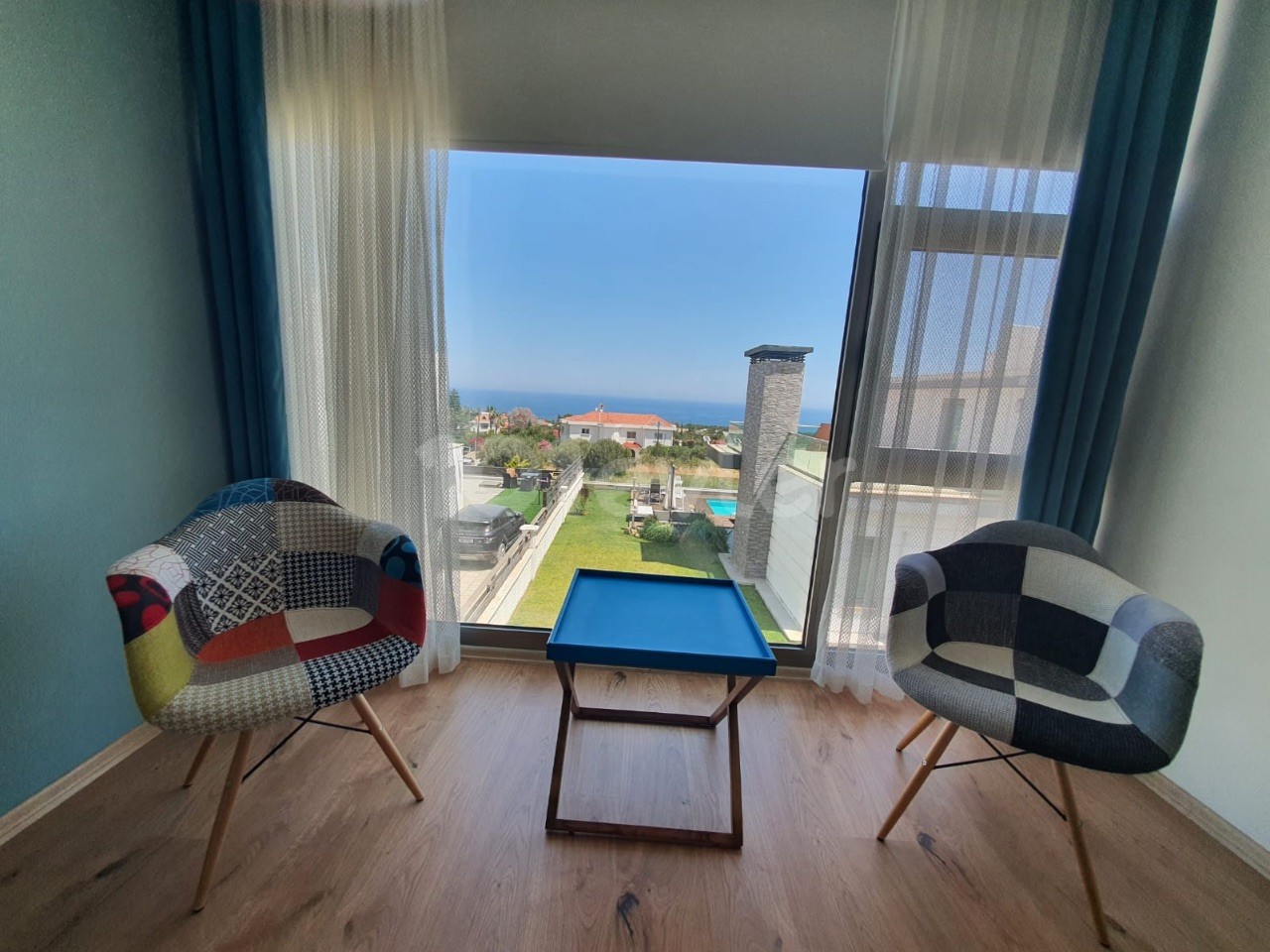 4+1 VILLA IN KYRENIA ALSANCAK MIT MEERBLICK, PRIVATEM POOL, VOR ORT, VOLL MÖBLIERT ** 