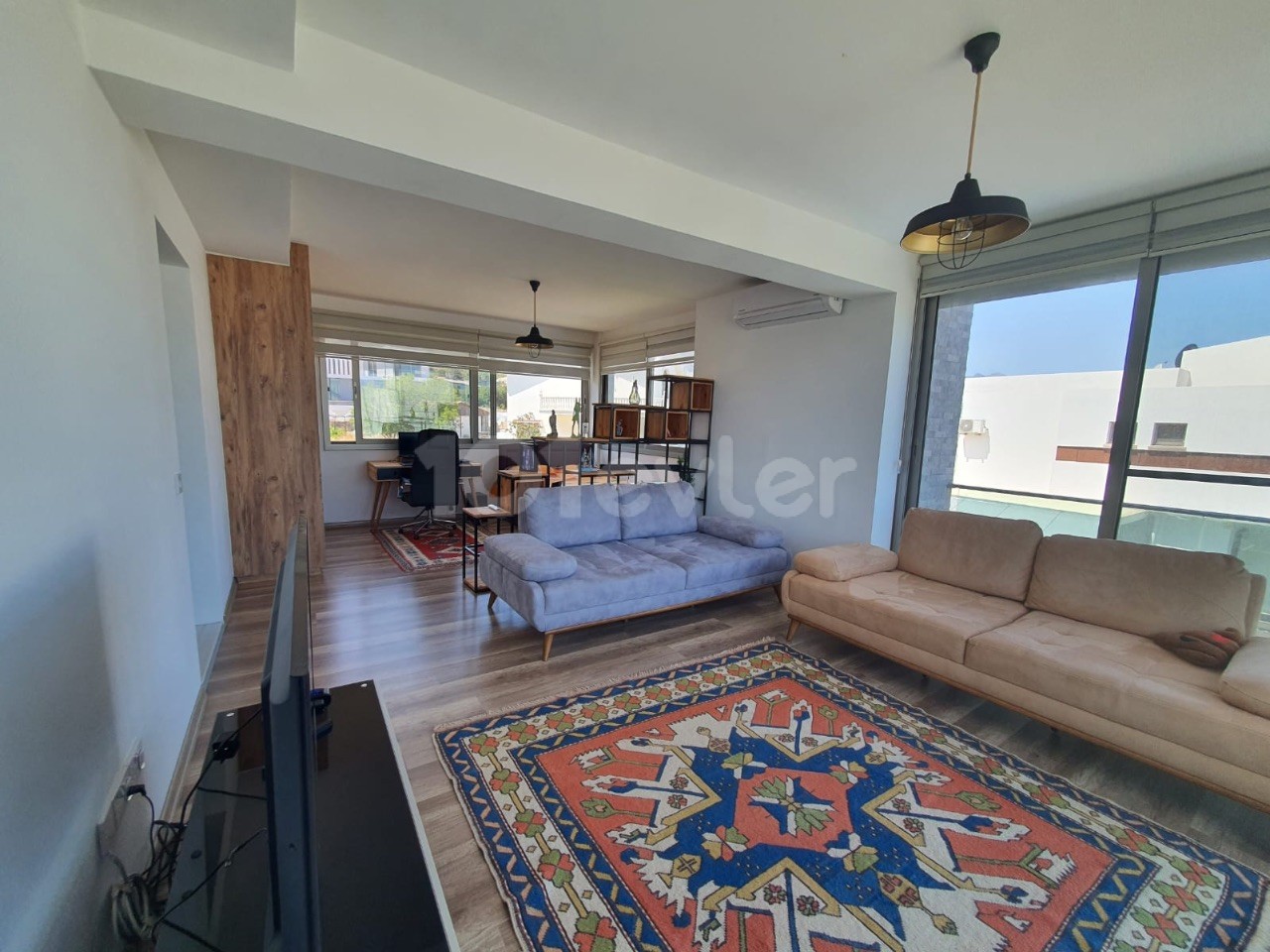 NORTH CYPRUS KYRENİA GİRNE ALSANCAK AREA, 4+1 VILLA WITH SEA VIEW, PRIVATE POOL, FULLY FURNISHED