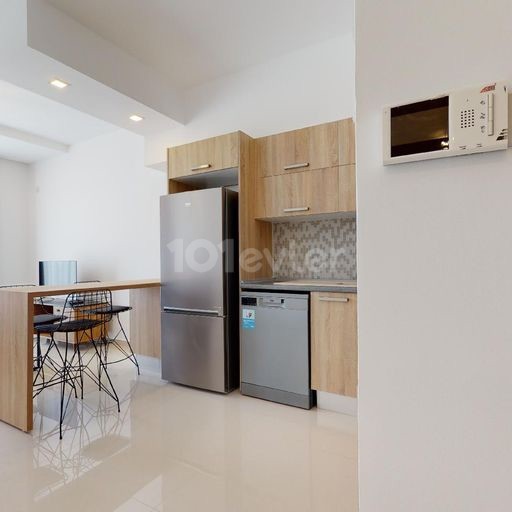 NORTH CYPRUS NICOSIA, HAMİTKÖY, 2+1 FURNISHED FLAT FOR RENT IN CITY PARK HOMES COMPLEX,  NEW FLAT, IN A SECURE COMPLEX, WITH 1000m2 GARDEN AND CHILDREN'S PLAYGROUND