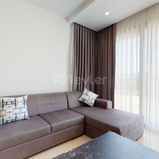 NORTH CYPRUS NICOSIA, HAMİTKÖY, 2+1 FURNISHED FLAT FOR RENT IN CITY PARK HOMES COMPLEX,  NEW FLAT, IN A SECURE COMPLEX, WITH 1000m2 GARDEN AND CHILDREN'S PLAYGROUND