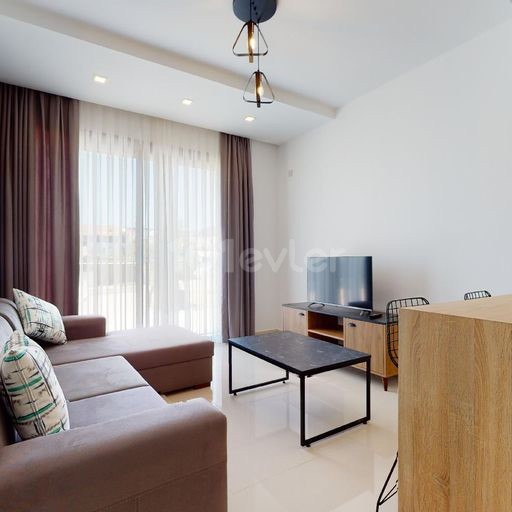 NORTH CYPRUS NICOSIA, HAMİTKÖY, 2+1 FURNISHED FLAT FOR RENT IN CITY PARK HOMES COMPLEX,  NEW FLAT, IN A SECURE COMPLEX, WITH 1000m2 GARDEN AND CHILDREN'S PLAYGROUND