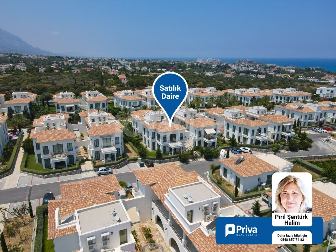 Кипрский Кирения Таун Хаус продается на участке 2+1, роскошный, с бассейном и охраной, отличное расположение рядом с морем ** 