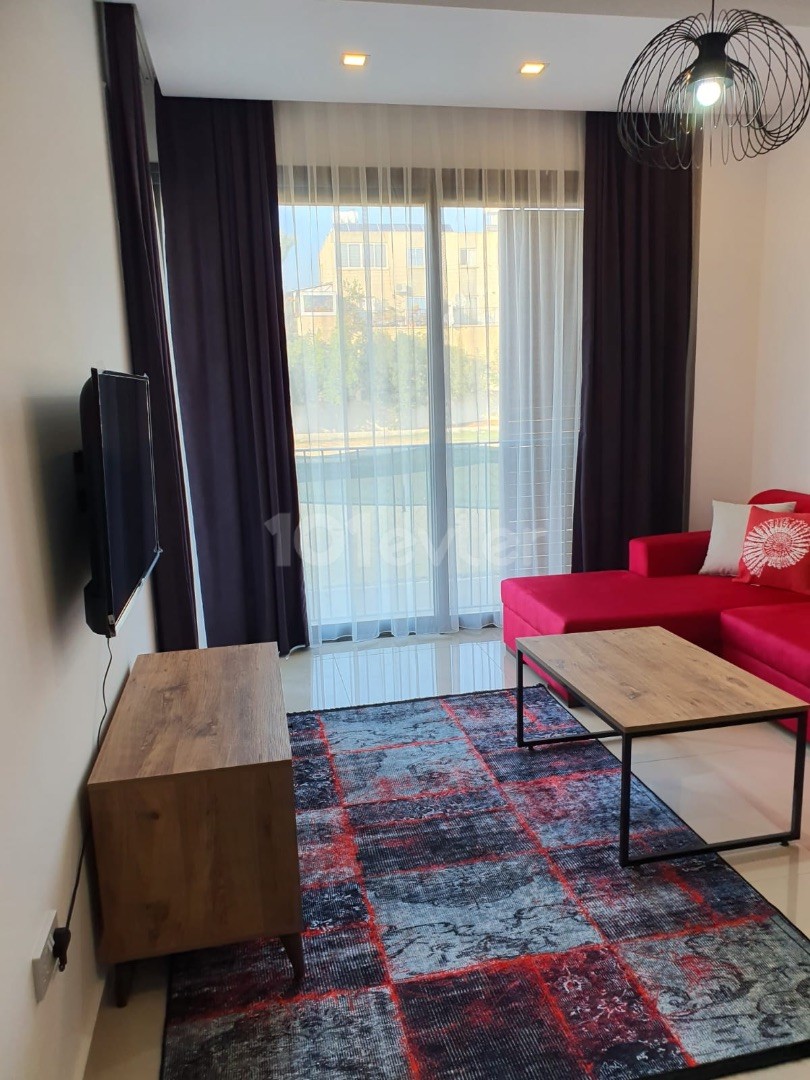 CYPRUS NICOSIA HAMITKÖY 2 + 1 ZERO APARTMENT FOR RENT, FURNISHED, SECURE SITE, 1000m2 GARDEN, CLOSE TO UNIVERSITY STOPS ** 