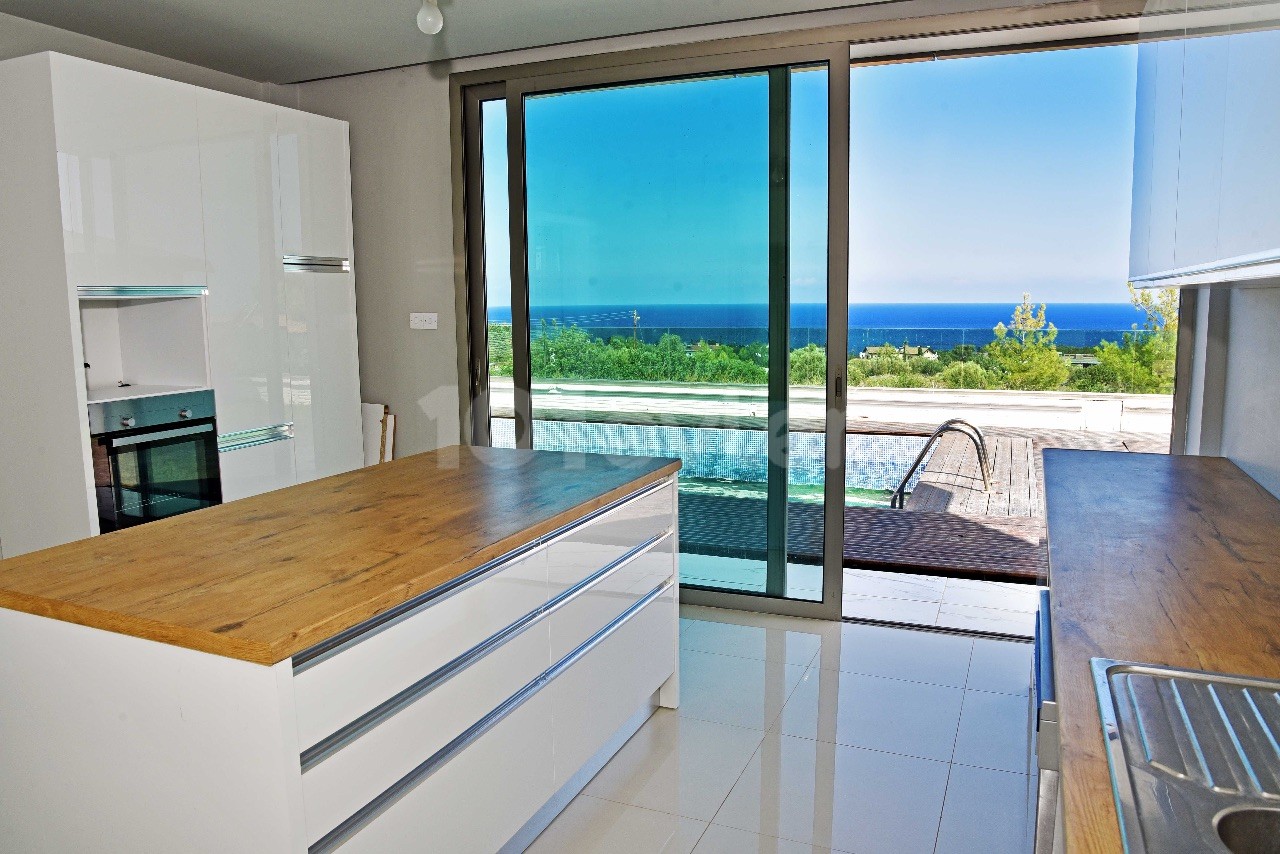 NORTH CYPRUS, KYRENİA,GİRNE,ALSANCAK 3+1 VİLLA FOR RENT, STUNNING VİEW, PRIVATE POOL,CLOSE TO BEACHES