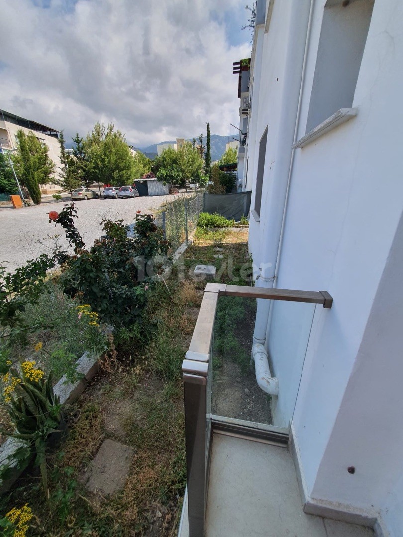 2+1 FLAT FOR SALE IN CYPRUS, KYRENIA, ALSANCAK, GARDEN FLOOR FLAT