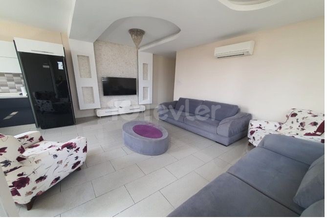 LARGE 2+1 FURNISHED FLAT FOR RENT IN CYPRUS KYRENIA CENTER, PERFECT LOCATION, ABOVE METRO PLUS MARKET