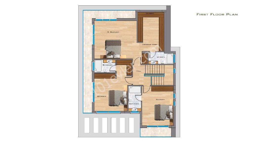 LUXURY VILLAS WITH TURKISH COBS AT THE PROJECT STAGE IN KYRENIA ÇATALKÖY. ** 