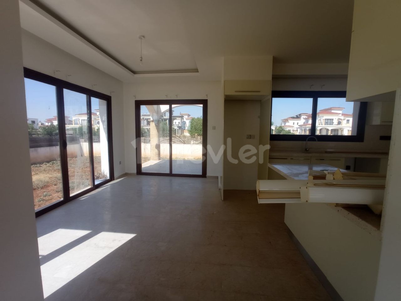 3+1 villa in bogaz for rent