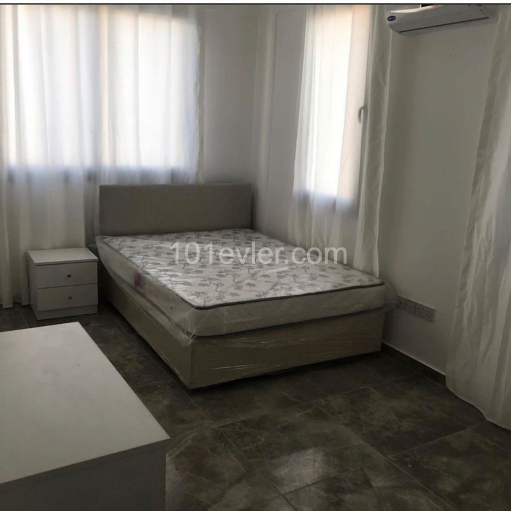 Air-conditioning beds in every room in Gönyeli, 350 stg 6 pay, behind the big cellar, 1 minute walk to the stops and the market, 2+1 flat 05338711922 05338273131 kamsel real estate