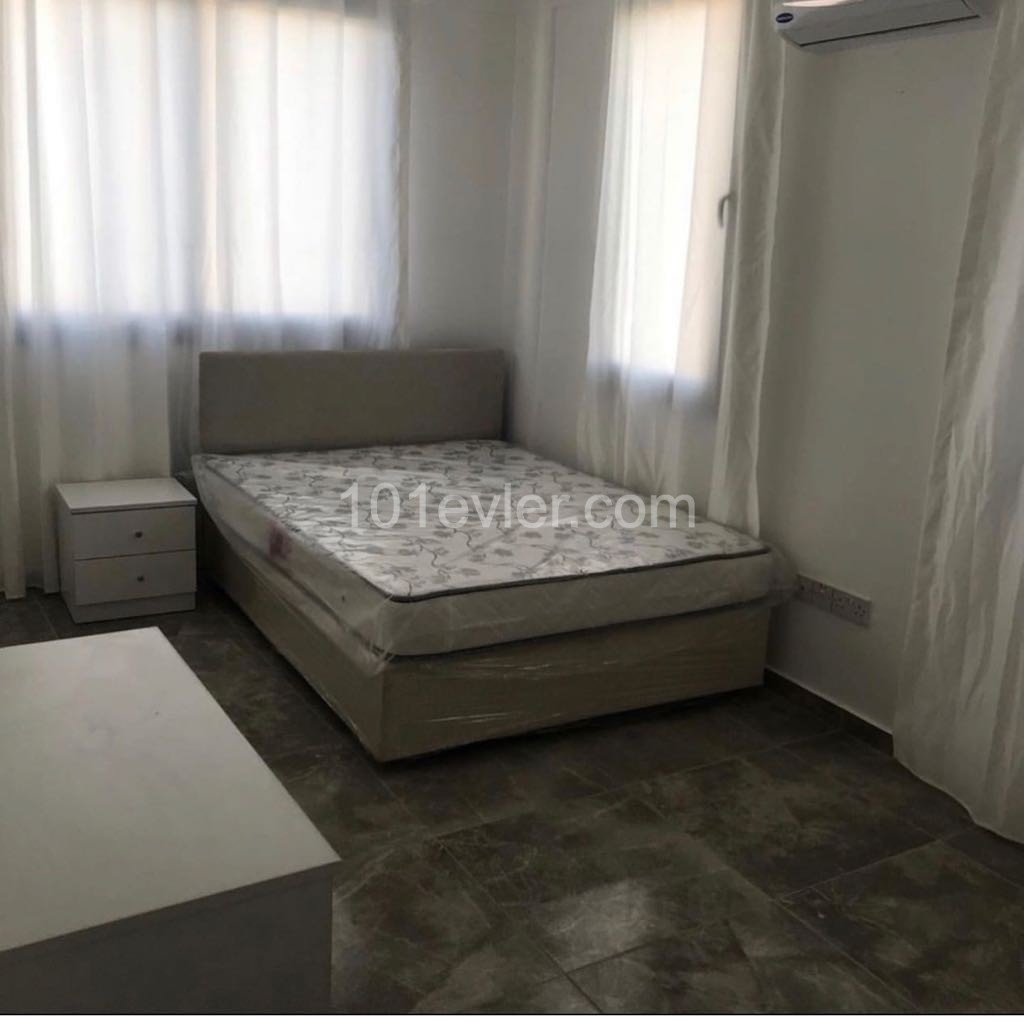 Air-conditioning beds in every room in Gönyeli, 350 stg 6 pay, behind the big cellar, 1 minute walk to the stops and the market, 2+1 flat 05338711922 05338273131 kamsel real estate