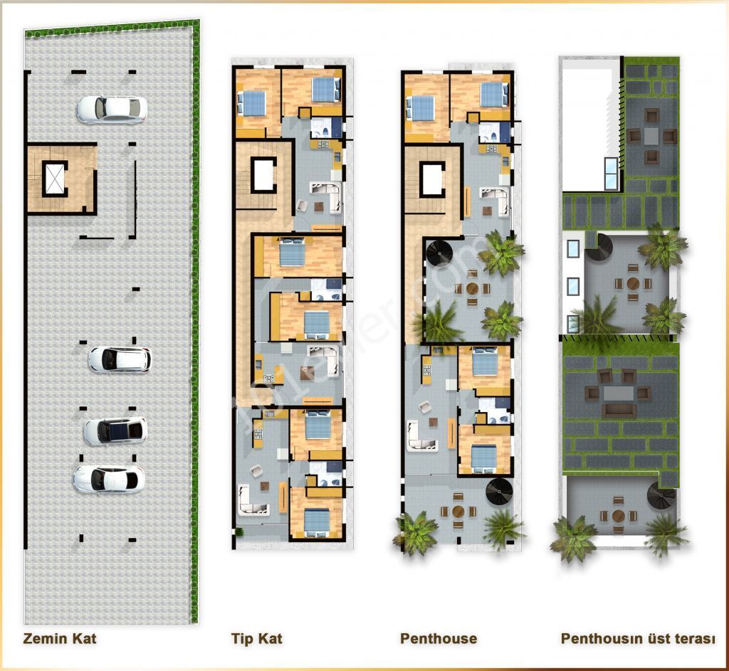 квартира Продается in Mağusa Merkez, Фамагуста