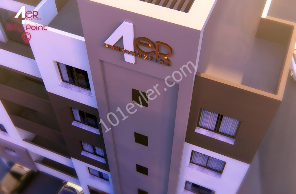 Mağusa merkezinde City Mall arkası 2+1 satılık Penthouse