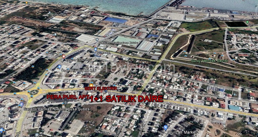 1+ 1 Apartment for Sale in the Center of Famagusta ** 