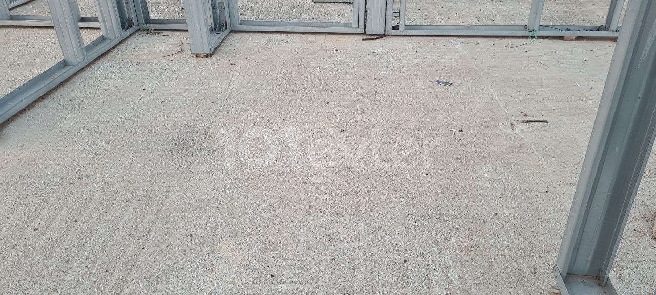 3+1 2 FLOOR CARCASS WITH STEEL STRUCTURE PROJECT FOR SALE IN KUZUCUK VILLAGE