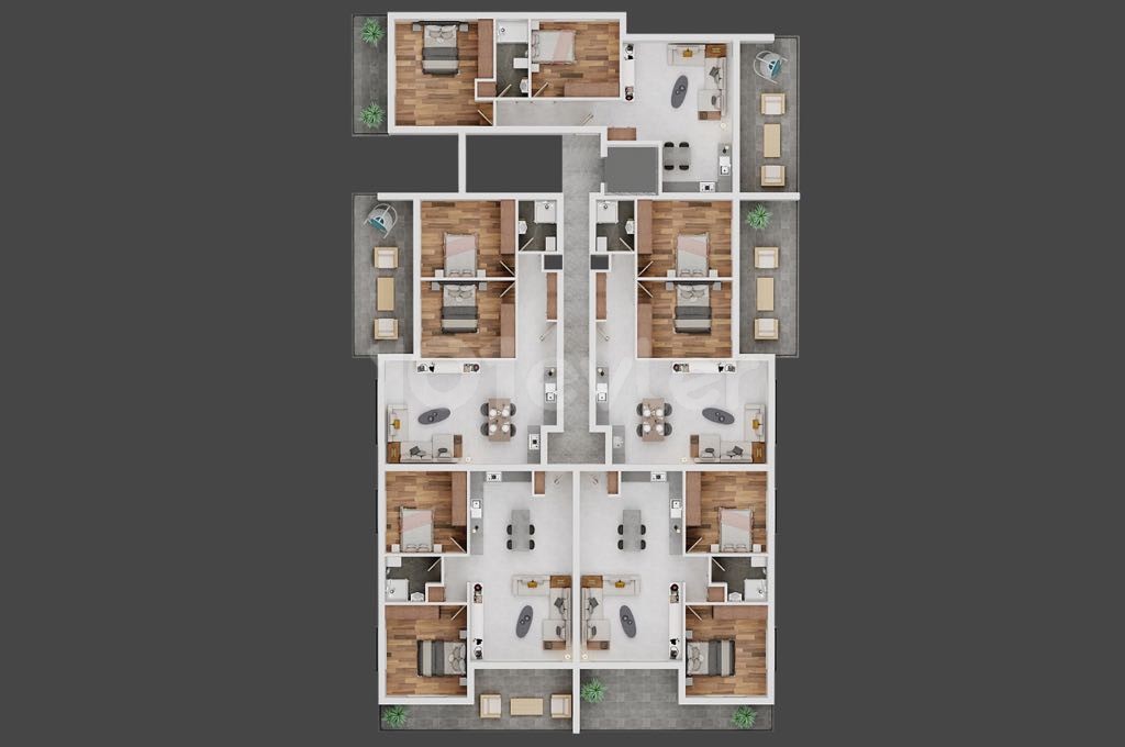 Flat For Sale in Küçük Kaymaklı, Nicosia