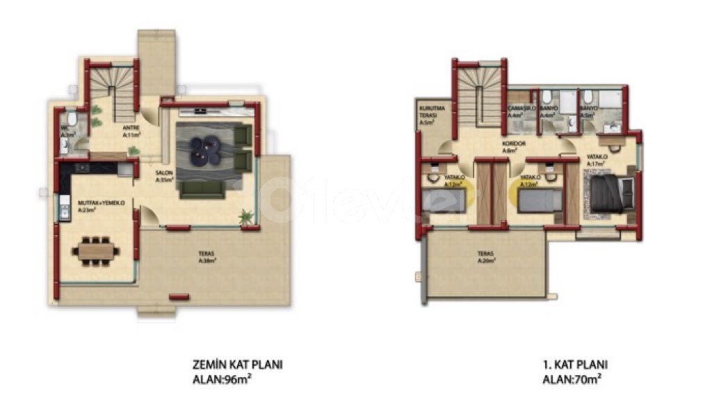 3+1 SON VILLA in Bogaz at super price