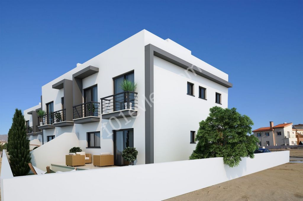 LOCASYON GORGEOUS!! UNIQUE ARCHITECTURAL 3+1 TWIN VILLAS FOR SALE IN YENIKENT WITH TURKISH COB.فلل للبيع اروع المناطق ينيكنت ، الارض تركي !! التصل الآن ... . ** 