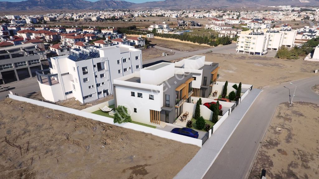 LOCASYON GORGEOUS!! UNIQUE ARCHITECTURAL 3+1 TWIN VILLAS FOR SALE IN YENIKENT WITH TURKISH COB.فلل للبيع اروع المناطق ينيكنت ، الارض تركي !! التصل الآن ... . ** 