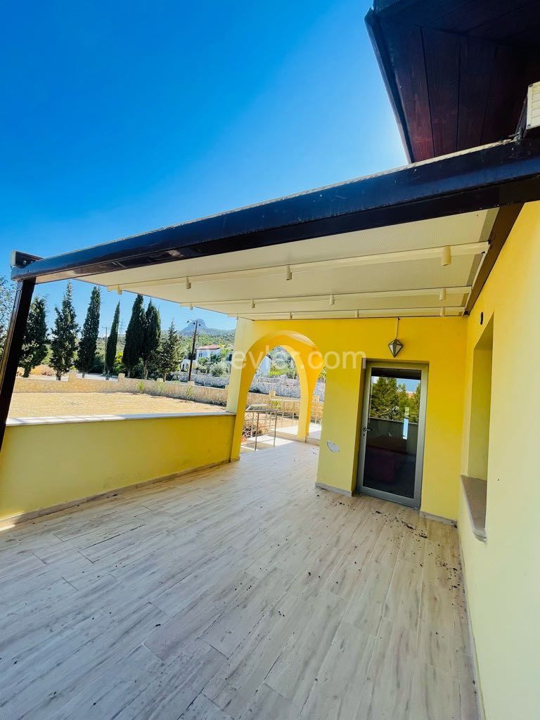 5+1 POOL VILLA WITH MOUNTAIN AND SEA VIEW FOR RENT IN ÇATALKÖY ** 