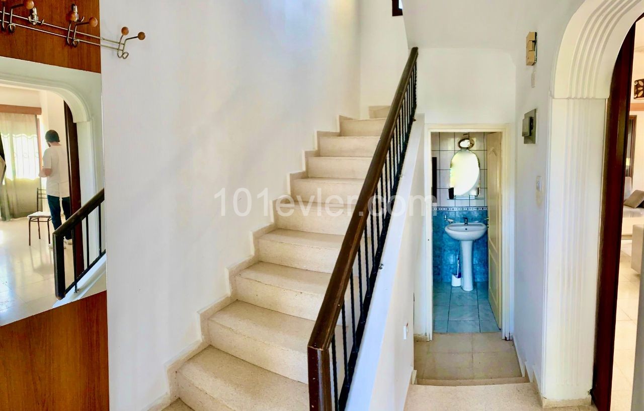 3+1 semi-detached villa for rent in Kyrenia, Karaoglanoglu