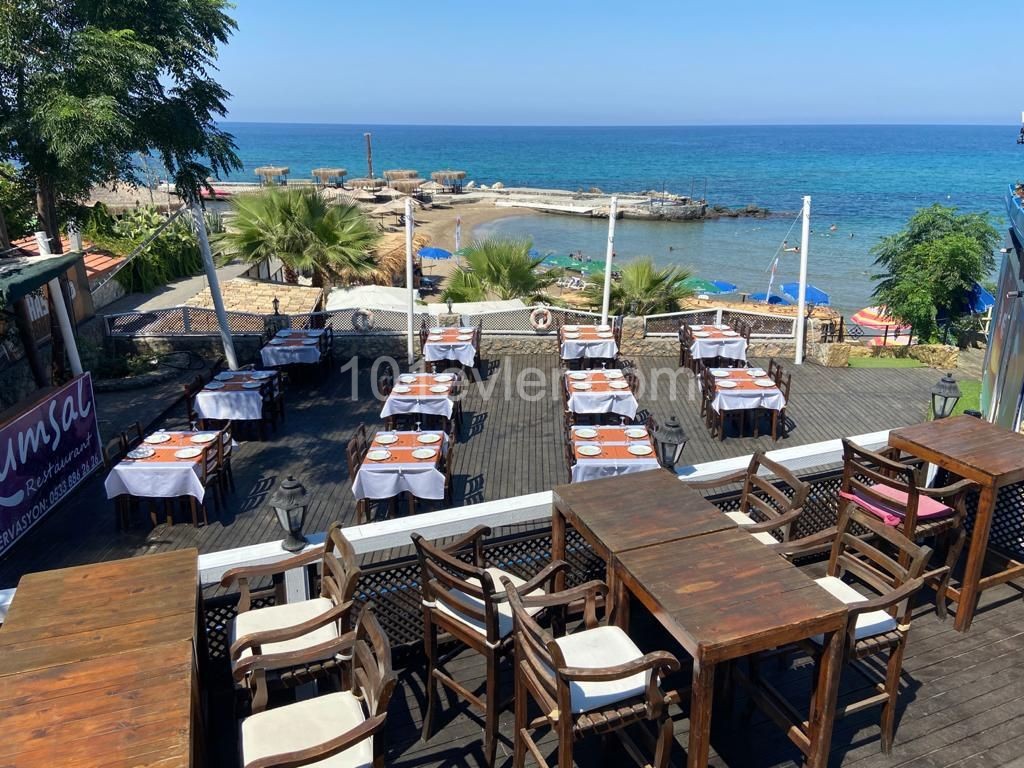 Girne Lapta Devren Kiralık Restorant , Bar / Denize Sıfır