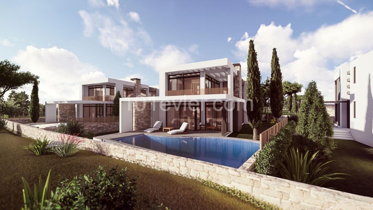 3 + 1 Villas for Sale in Kyrenia Çatalköy / 20-Year Maturity ** 