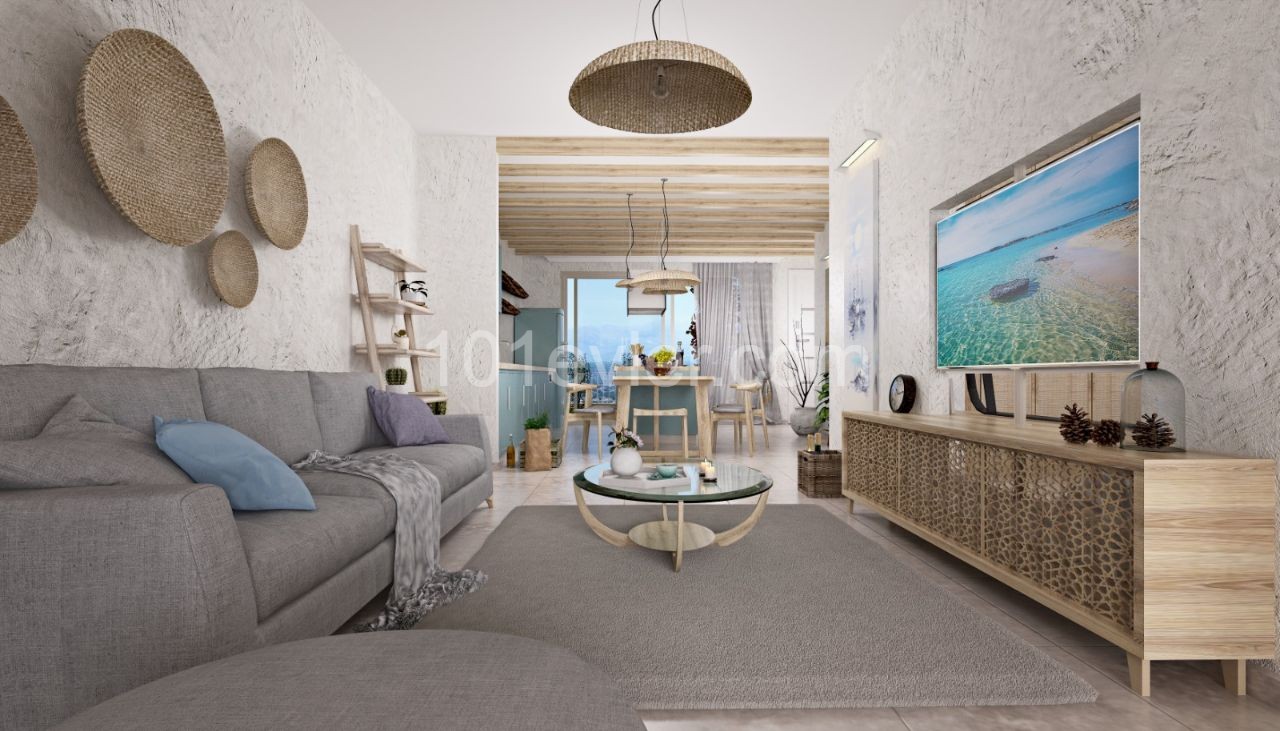 2 Bedroom Apartment For Sale In Kyrenia, Bahceli 