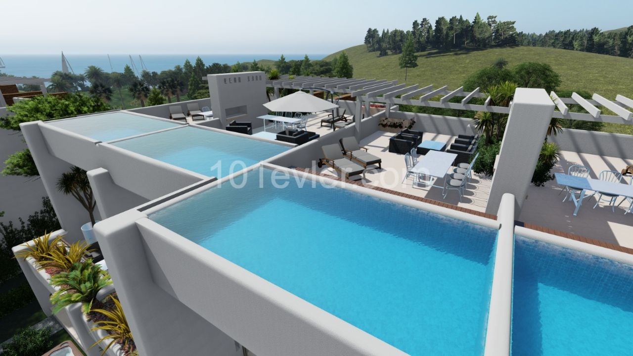 3 Bedroom Penthouse For Sale In Kyrenia, Esentepe