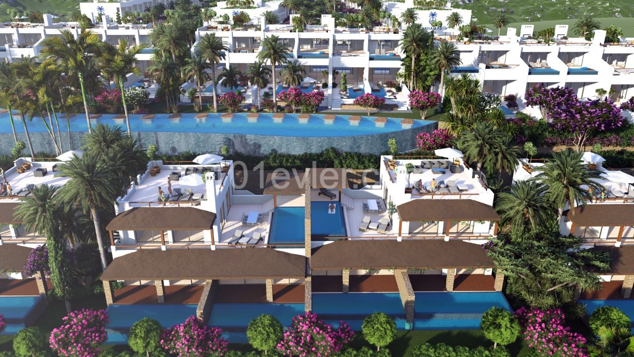 2 Bedroom Apartment For Sale In Kyrenia, Bahceli / Beachfront with private pool