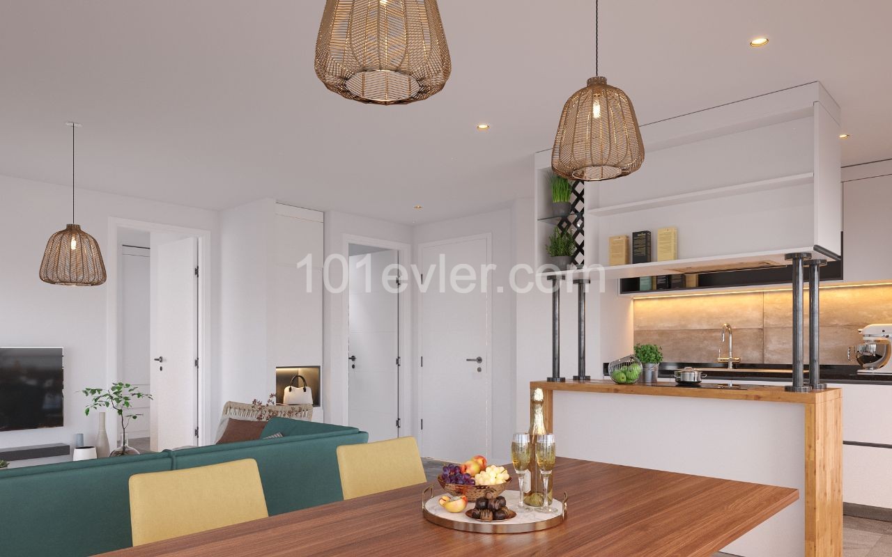 1 bedroom Apartment For Sale in Guzelyurt, Gaziveren / Turkish Title Deed