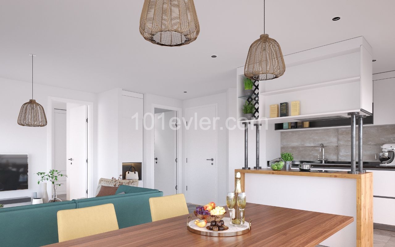 1 bedroom Apartment For Sale in Guzelyurt, Gaziveren / Turkish Title Deed