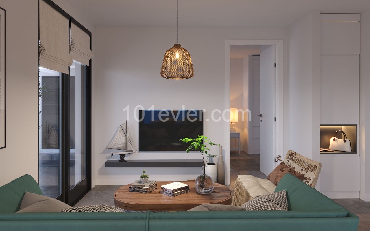 1 bedroom Apartment For Sale in Guzelyurt, Gaziveren / Turkish Title Deed