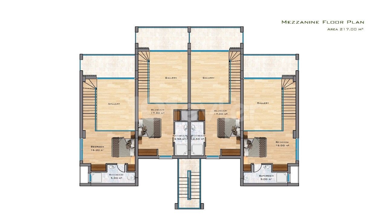 Mağusa Tatlısu Satılık 2+1 Daire / Loft