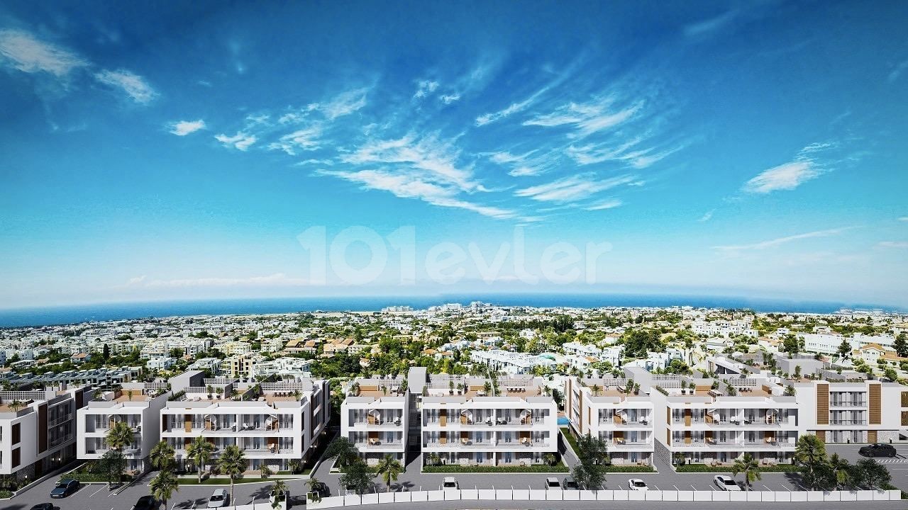 2 bedroom penthouse for sale in Kyrenia, Alsancak 