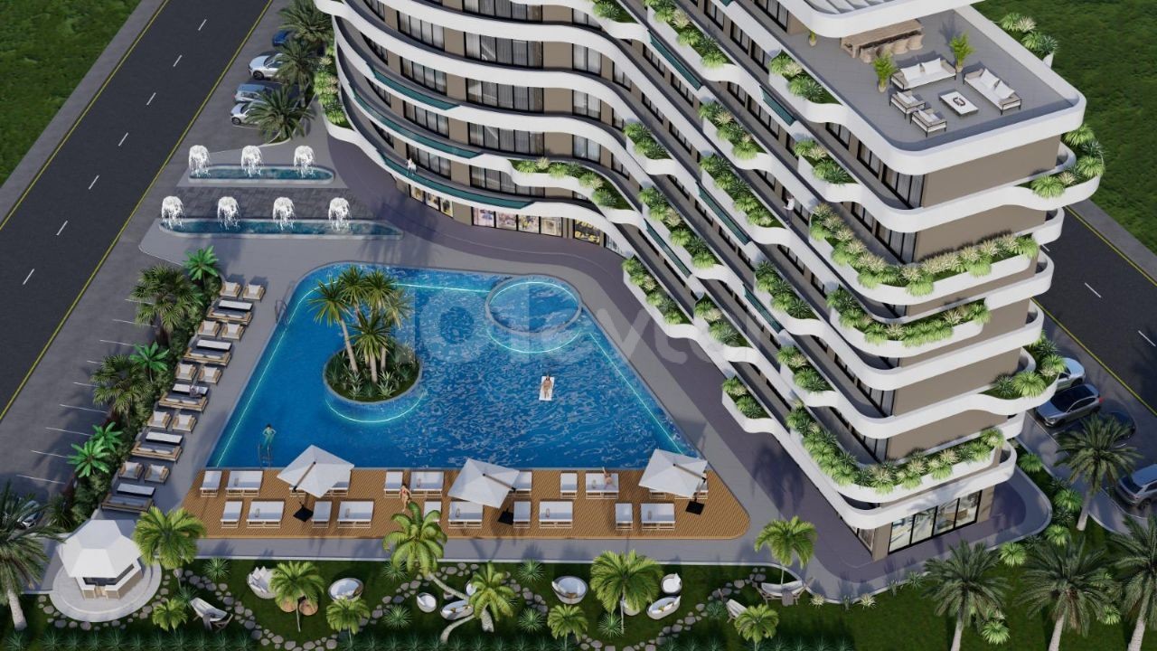 İskele Long Beach Satılık 1 +1 Penthouse