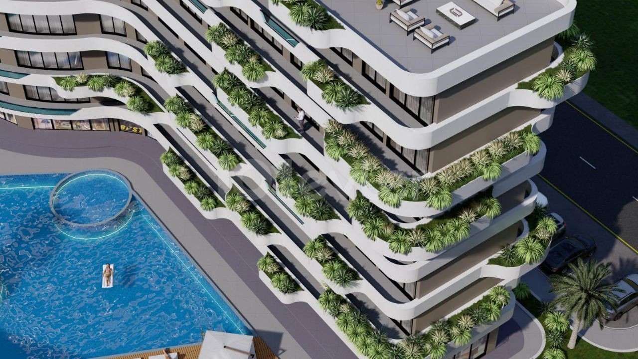 İskele Long Beach Satılık 1 +1 Penthouse