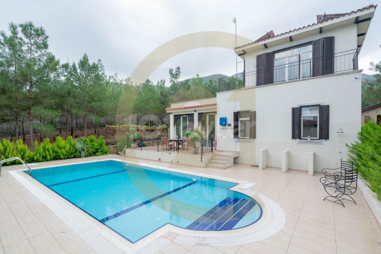 3+1 Villa zur Miete in Catalkoy Kyrenia / Vollständig möbliert