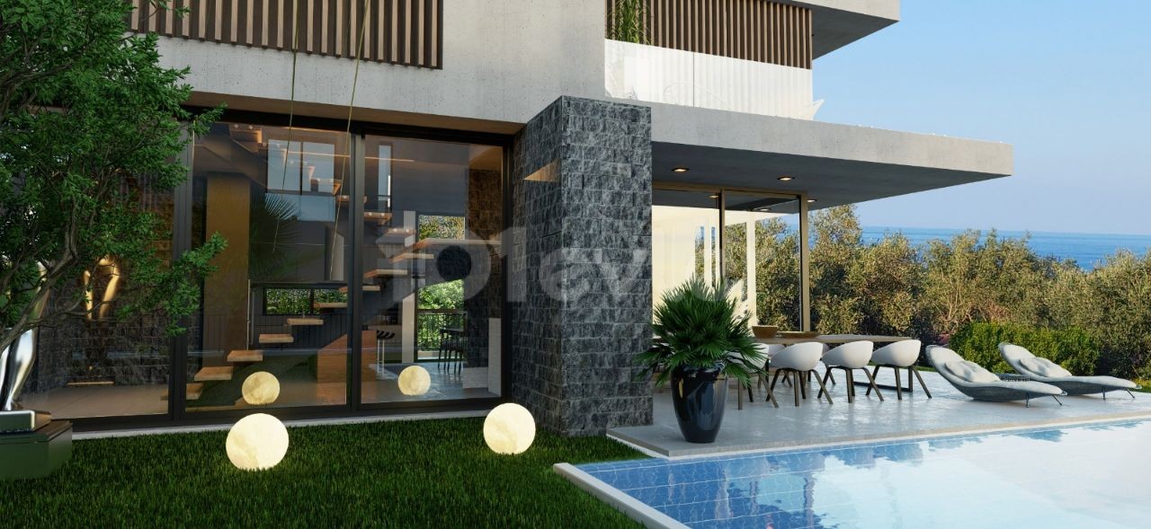 Zu verkaufen 4+1 Villa in Lapta Kyrenia