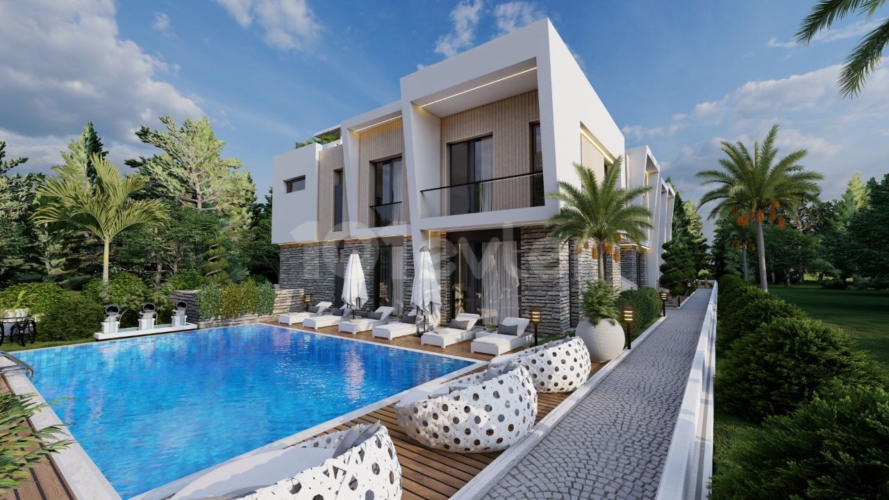 1+1 apartments for sale in Kyrenia, Alsancak 