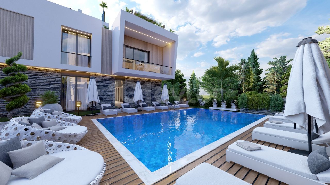 1+1 apartments for sale in Kyrenia, Alsancak 