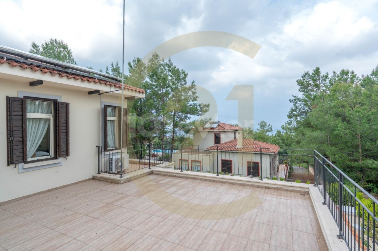 3+1 Villa zur Miete in Catalkoy Kyrenia / Vollständig möbliert