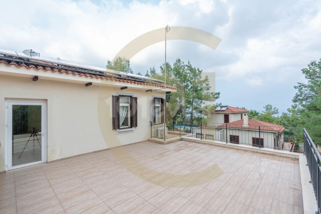 3+1 Villa zur Miete in Catalkoy Kyrenia / Vollständig möbliert