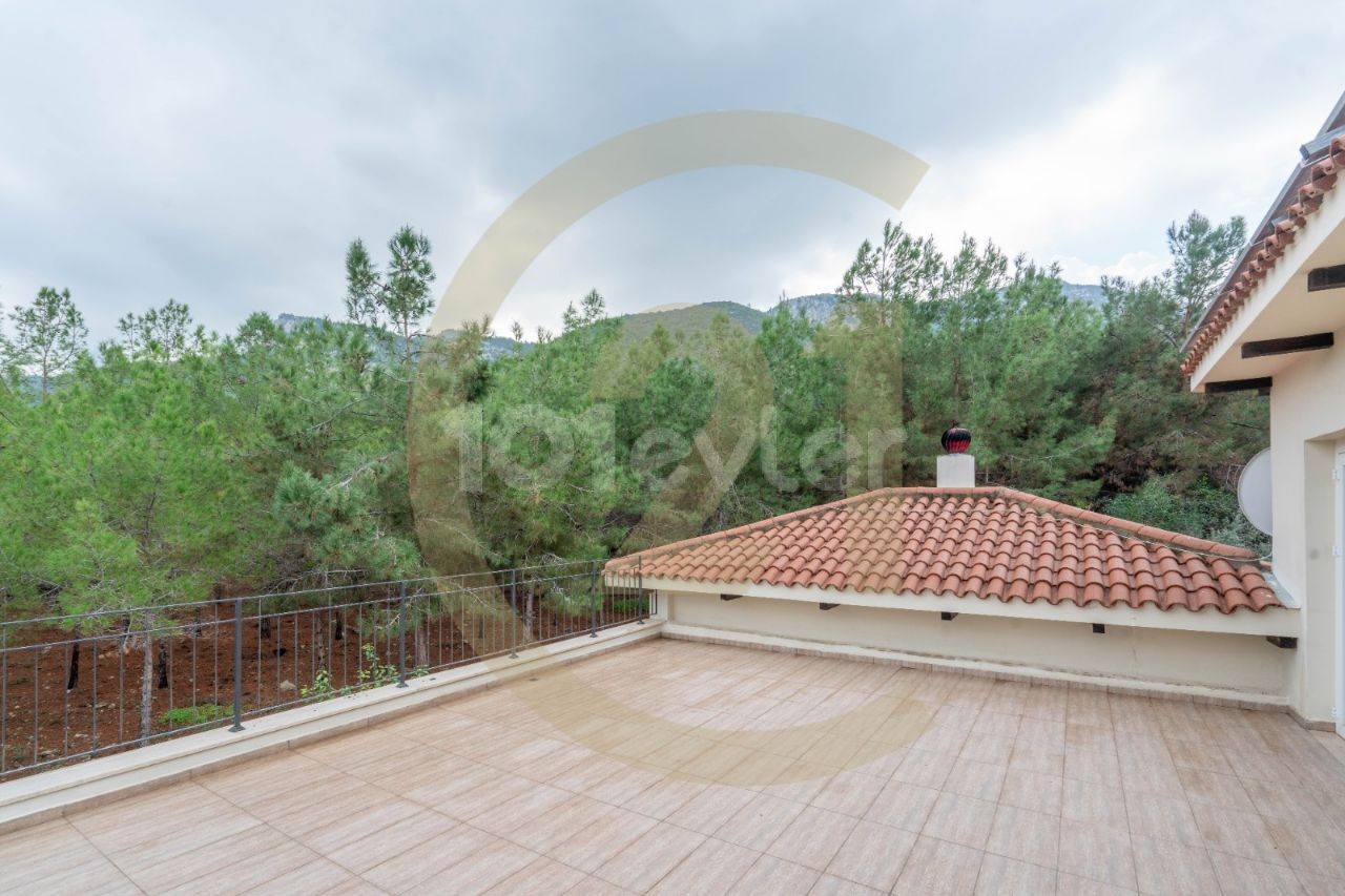 3+1 Villa zur Miete in Catalkoy Kyrenia / Vollständig möbliert