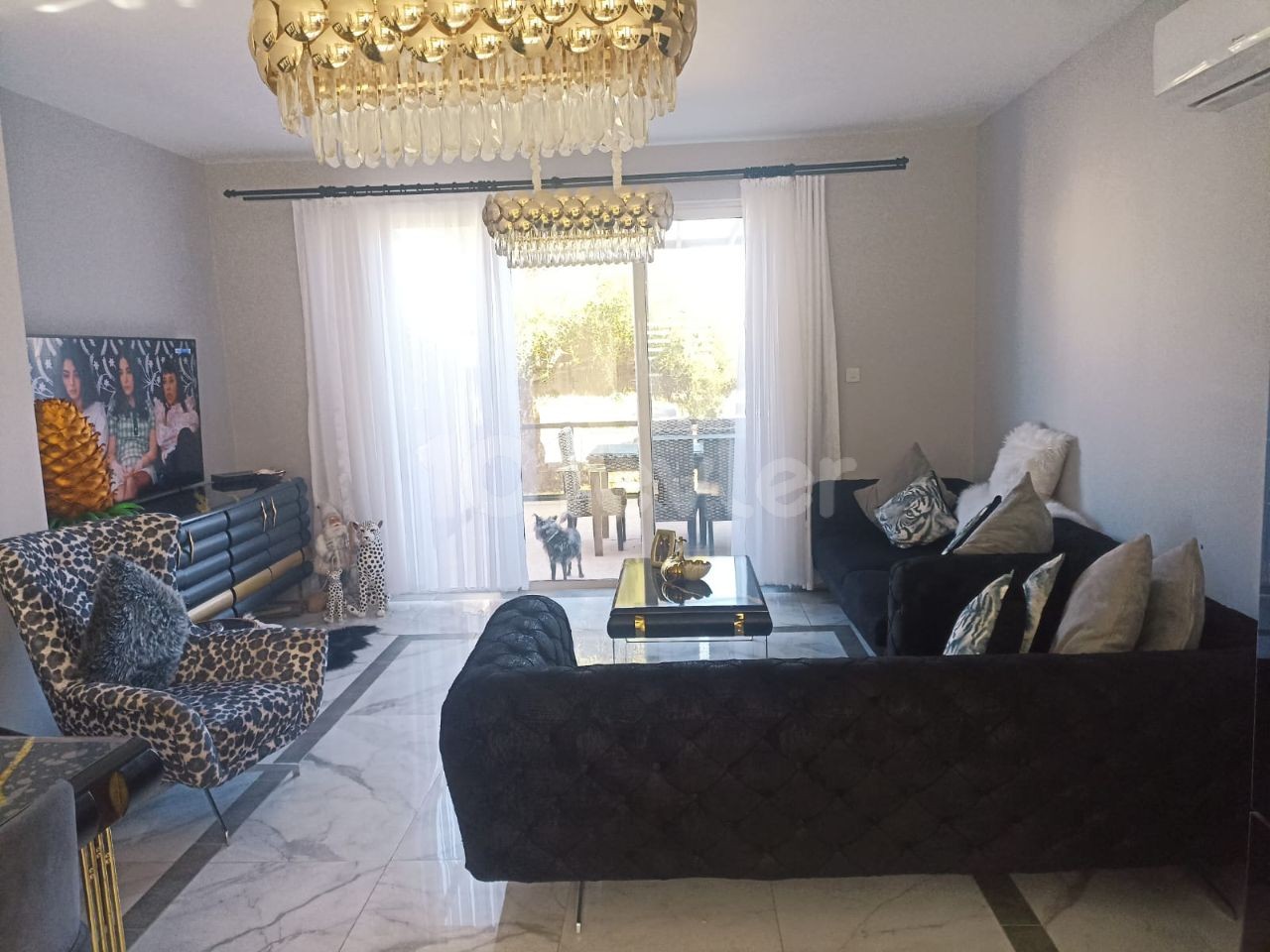 2+1 fully furnished flat for sale in turtle bay site in Girne/Esentepe