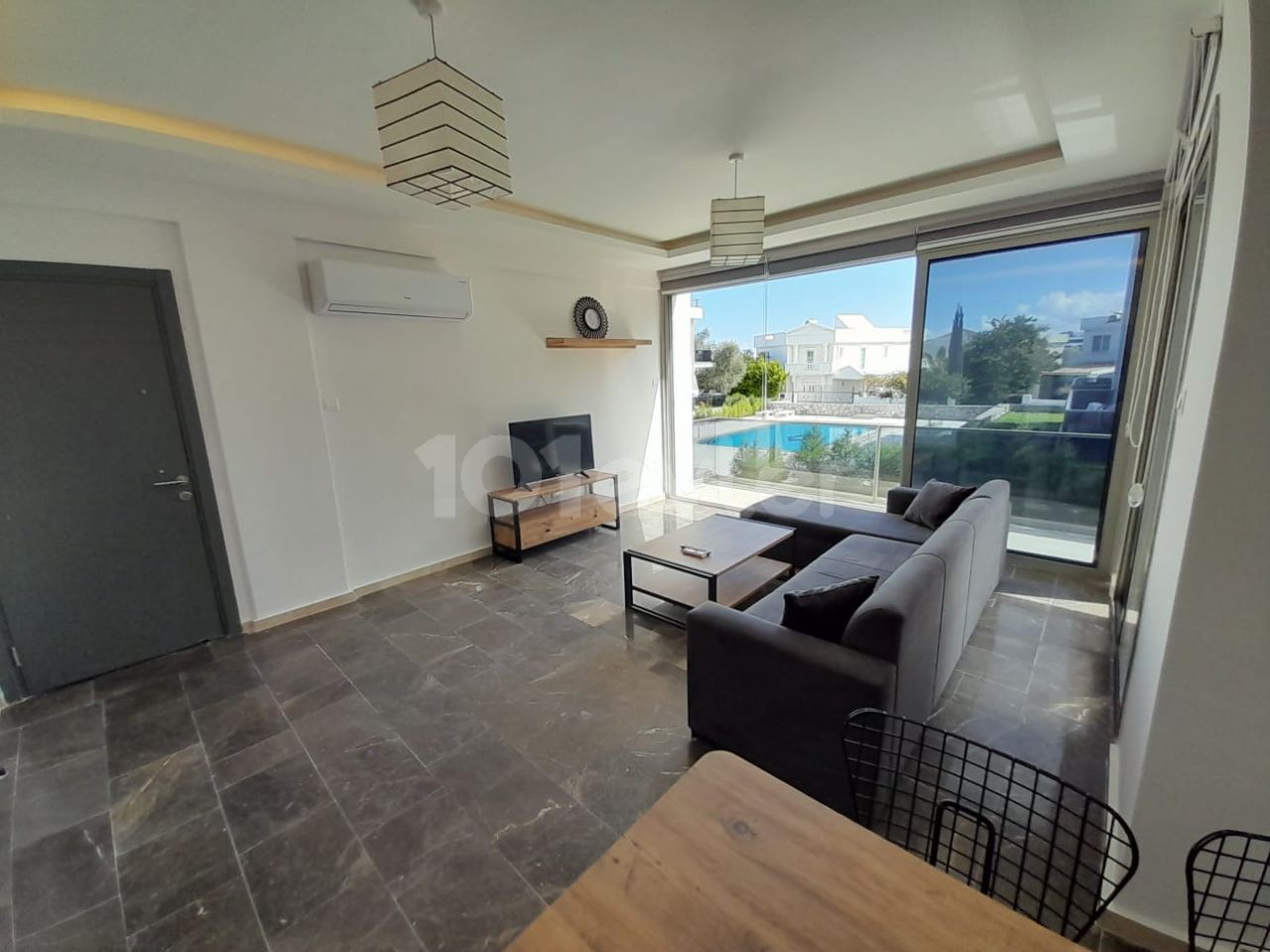 Modern 2+1 Ground floor Apartment with private garden for Sale in Catalkoy 