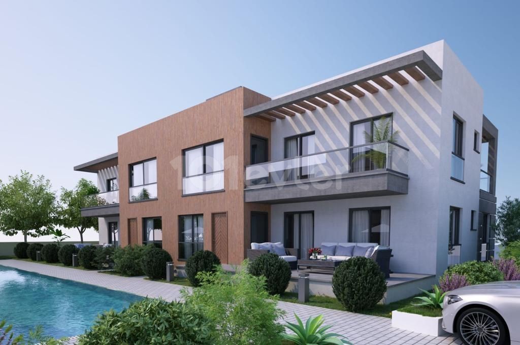2+1 and 3+1 flats for sale in Kyrenia/Alsancak complex with pool