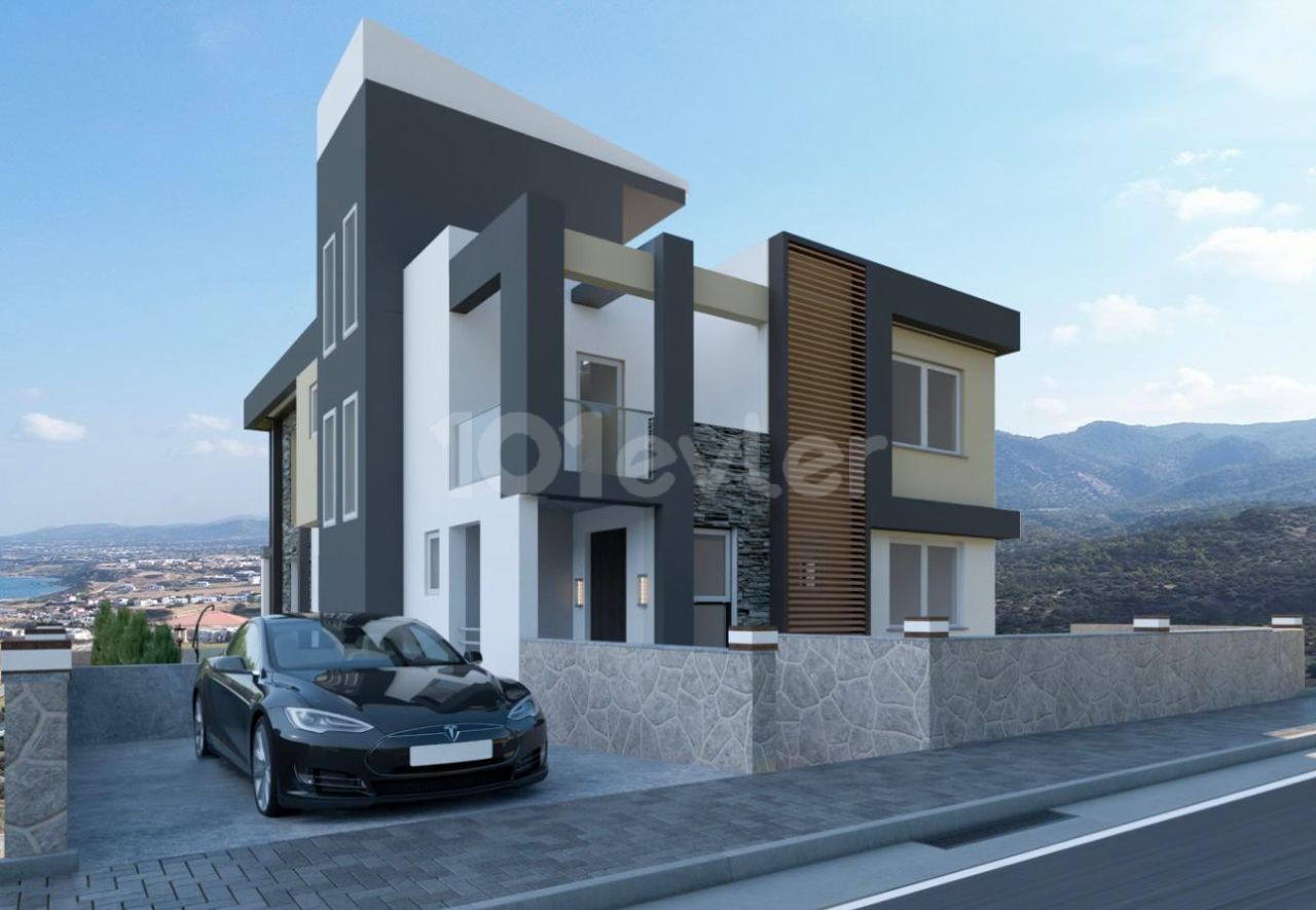 5+2 villa with private pool for sale in Girne/Çatalköy