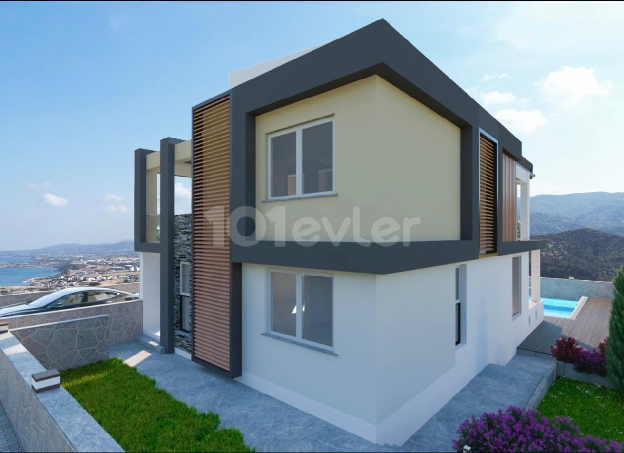 5+2 villa with private pool for sale in Girne/Çatalköy