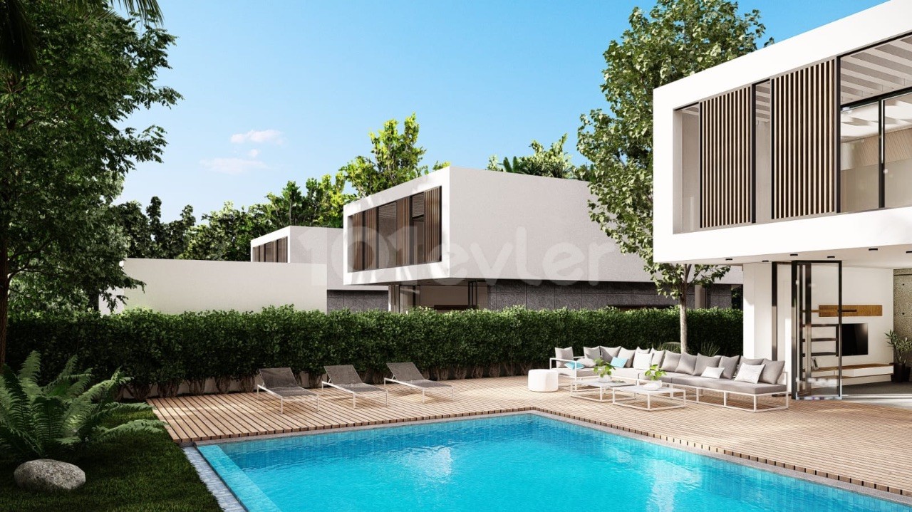 4+1 Modern Villa for Sale in Çatalkoy ( ready in September 2024)